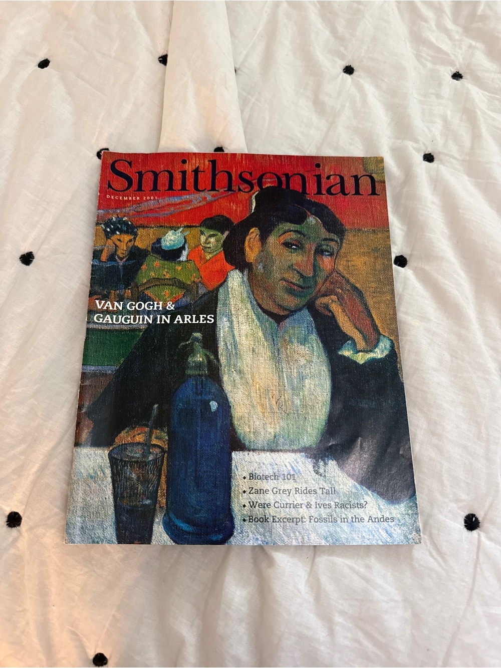 Smithsonian Magazine Cover Art Print — Multicolor Van Gogh & Gauguin Design